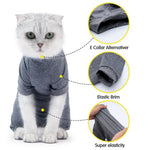 Breathable Post - Surgery Cat Recovery Suit for Cats - GreenFur