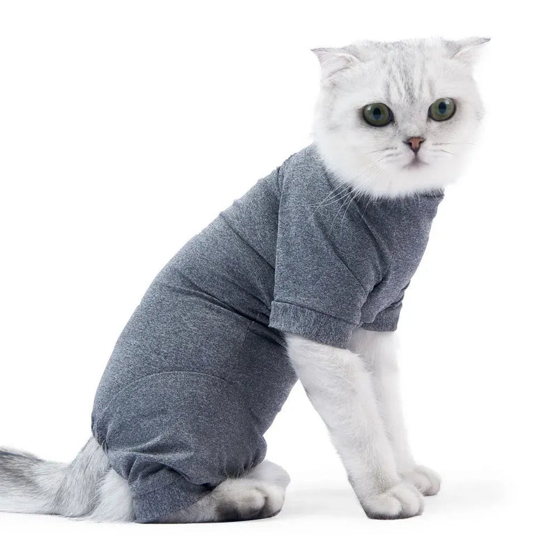 Breathable Post - Surgery Cat Recovery Suit for Cats - GreenFur