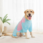 Breathable Spring - Summer Dog Jumpsuit Color - Block Four - Leg Outfit for Medium and Large Breeds - GreenFur