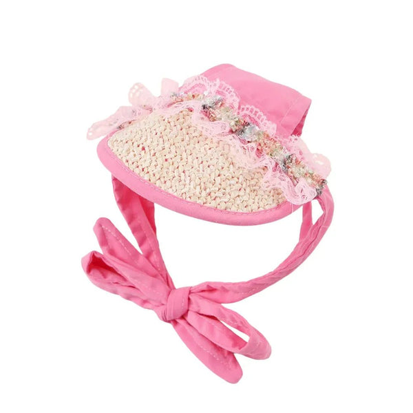 Breathable straw sun hat with adjustable strap - GreenFur