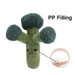 Broccoli Dog Plush Toy Pet Interactive Toy - GreenFur
