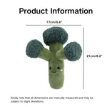 Broccoli Dog Plush Toy Pet Interactive Toy - GreenFur