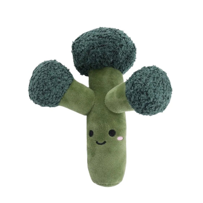 Broccoli Dog Plush Toy Pet Interactive Toy - GreenFur