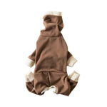 Brown Italian Greyhound Sweatshirt Pullover High Neck Four Legged Whippet Sweater - GreenFur