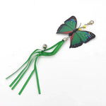 Butterfly Cat Teaser Stick Replacement Head with Bell and Tassels - GreenFur