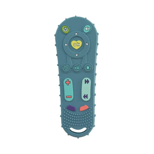 C Style Silicone Pet Teething Gel Toy with Remote Control Shape for Dog - GreenFur