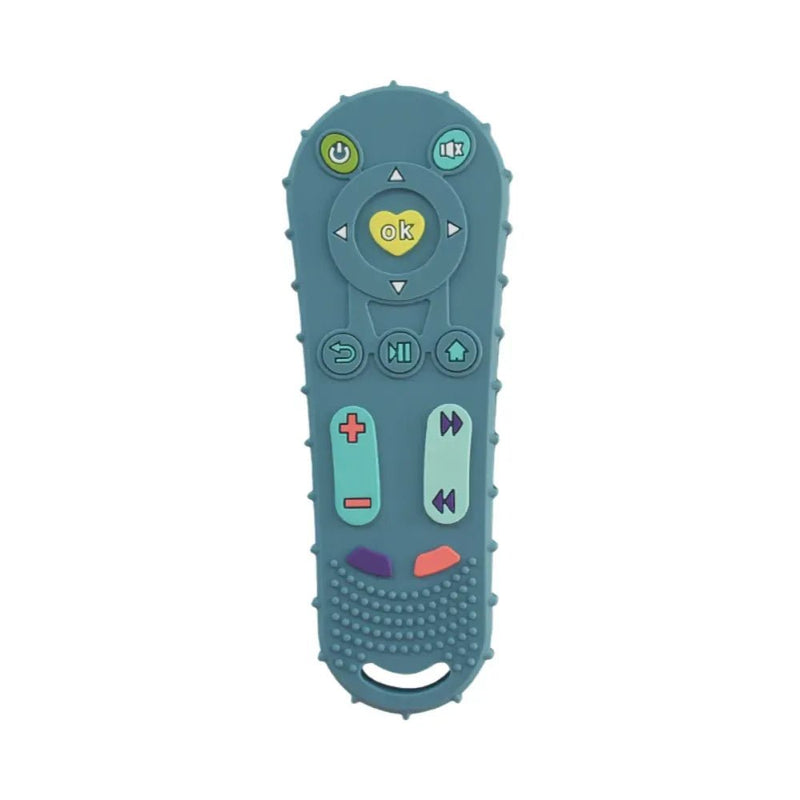 C Style Silicone Pet Teething Gel Toy with Remote Control Shape for Dog - GreenFur