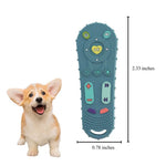 C Style Silicone Pet Teething Gel Toy with Remote Control Shape for Dog - GreenFur