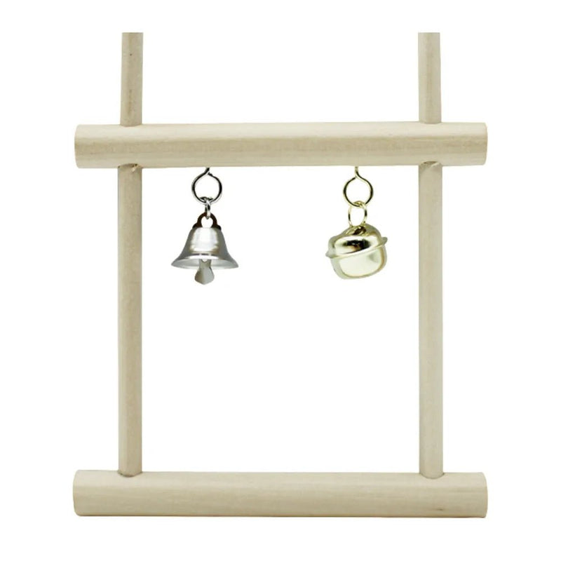 Cage Hanging Bird Swing Bridge Toy - GreenFur