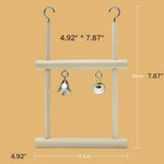 Cage Hanging Bird Swing Bridge Toy - GreenFur