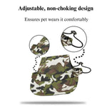 Camouflage Dog Baseball Cap for Outdoor Sun Protection - GreenFur