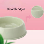 Candy Color Eco - friendly PP Material Dog Bowl - GreenFur