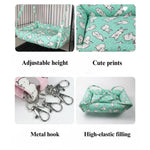 Canvas Cotton Hanging Bed for Small Animals - GreenFur