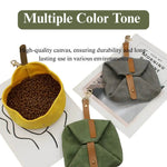 Canvas Dog Bowl Outdoor Foldable Pet Drinking and Feeding Bowl - GreenFur