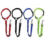 Car Safety Leash for Dogs with Elastic and Adjustable Strap - GreenFur