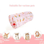 Carrot Cat Tunnel Mini Foldable Small Animal Play Tube - GreenFur