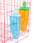 Carrot Shaped Cage Mountable Small Water Feeder for Pet - GreenFur