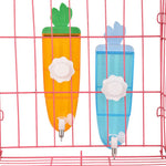 Carrot Shaped Cage Mountable Small Water Feeder for Pet - GreenFur