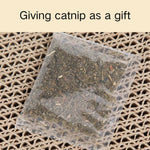 Cartoon Design Corrugated Cardboard Cat Scratcher with Catnip - GreenFur