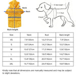 Cartoon Duck Reflective Pet Raincoat with Leash Hole - GreenFur