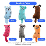 Cartoon Plush Catnip Toy with Crinkle Sound for Cats - GreenFur
