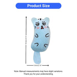 Cartoon Plush Catnip Toy with Crinkle Sound for Cats - GreenFur