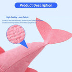 Cartoon Plush Shark Family Catnip Cat Toy Durable Chew Play Toy - GreenFur