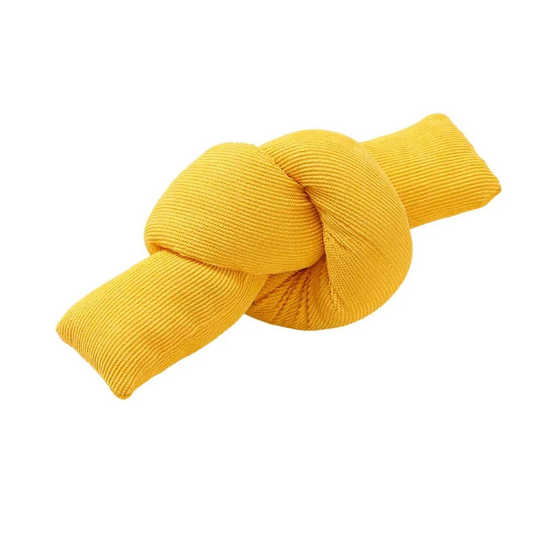 Cat Chew Pillow Toy Durable Crinkle Plush Kicker for Play - GreenFur