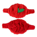 Cat Costume Apple Shaped Hat Soft Plush Cat Cap - GreenFur