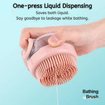 Cat Dog Soft Massage Bath Shower Pet Shampoo Brush - GreenFur