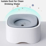 Cat Dog Water Dispenser Floating Dish No Spill Pet Water Bowl - GreenFur