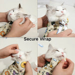 Cat Grooming Wrap Cat Swaddle Wrap for Nail Clipping - GreenFur