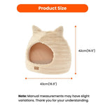 Cat Head Shaped Sponge Cat Bed - GreenFur