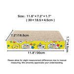 Cat Scratching Board Reversible Cardboard Scratcher for Indoor Cats - GreenFur