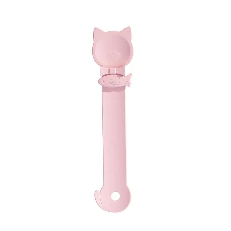 Cat Strip Feeder Spoon Fish - shaped Squeezer Cat Wet Treat Dispense Spoon - GreenFur