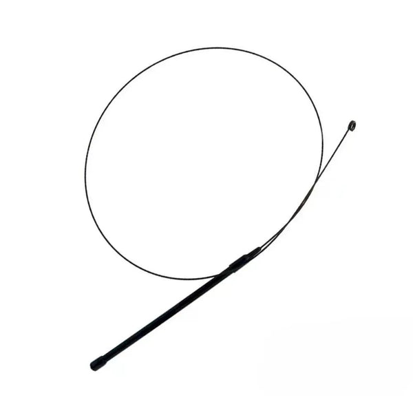 Cat Teaser Wand Toy with Spring Wire Handle Attachment - GreenFur