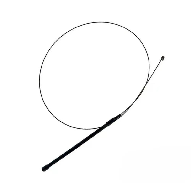 Cat Teaser Wand Toy with Spring Wire Handle Attachment - GreenFur