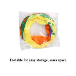 Cat Tunnel Toy Foldable L Shape Rainbow Connectable Play Tube - GreenFur