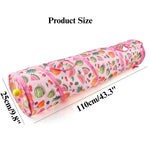 Cat Tunnel Toy Foldable Summer Fruit Long Straight Play Tube - GreenFur
