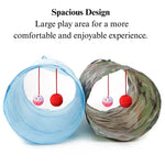 Cat Tunnel Two Way Foldable Interactive Toy Tube - GreenFur