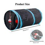 Cat Tunnel Two Way Foldable Interactive Toy Tube - GreenFur