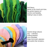 Caterpillar Sniffing and Teething Dog Chew Toy - GreenFur