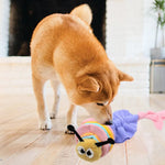 Caterpillar Sniffing and Teething Dog Chew Toy - GreenFur