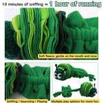Caterpillar Sniffing and Teething Dog Chew Toy - GreenFur