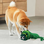 Caterpillar Sniffing and Teething Dog Chew Toy - GreenFur