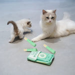 Catnip Cigarette Chew Stick for Cats Self - Play Cleaning and Indoor Fun - GreenFur