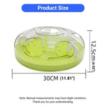 Challenging Maze Slow Feeder Cat Puzzle Box Training Toy - GreenFur