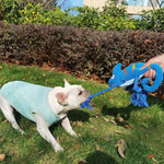 Chameleon Interactive Durable Squeaky Plush Dog Toy - GreenFur