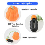 Chew and Teeth Grinding Outdoor Hand - Throw Pumpkin Ball Dog Toy - GreenFur