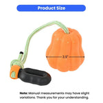 Chew and Teeth Grinding Outdoor Hand - Throw Pumpkin Ball Dog Toy - GreenFur